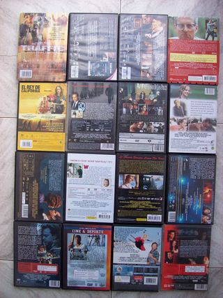 Lote 80 DVDs Leonardo DiCaprio Michael Douglas