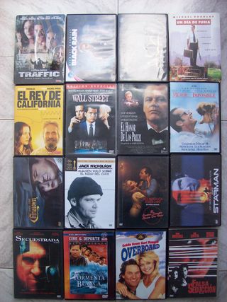 Lote 80 DVDs Leonardo DiCaprio Michael Douglas