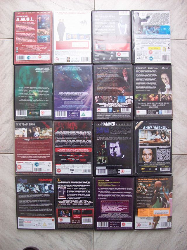 Lote 80 DVDs Leonardo DiCaprio Michael Douglas
