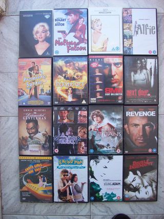 Lote 80 DVDs Leonardo DiCaprio Michael Douglas