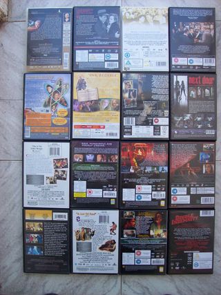 Lote 80 DVDs Leonardo DiCaprio Michael Douglas