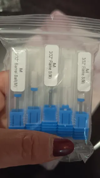 Set 5 Punte Ceramica Fresa Unghie