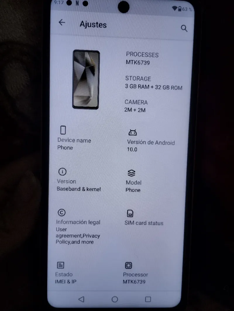 Teléfono móvil Fuffi Naranja afbeelding 10
