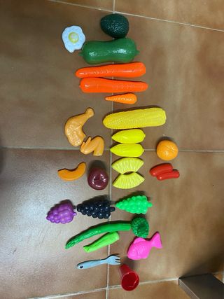 Supermercado-teatro con accesorios