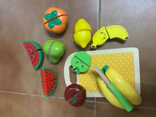 Supermercado-teatro con accesorios