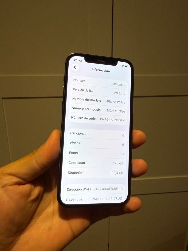 iPhone 12 Pro bat88%  Space Gray afbeelding 4