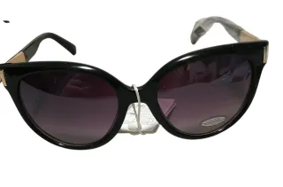 Gafas de sol mujer negras y doradas