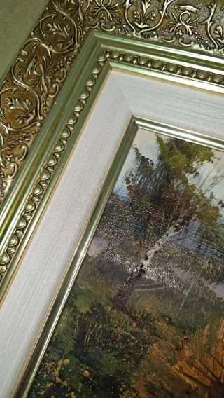 Pack 2 Cuadros Vintage Metal y Madera