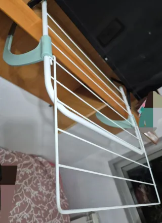 Tendedero plegable metal y plástico