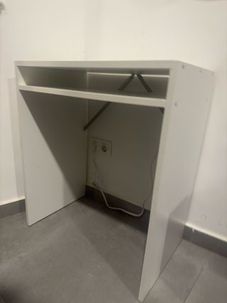 Escritorio, blanco, 65x40 cm