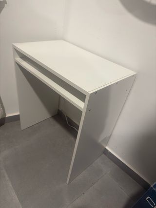 Escritorio, blanco, 65x40 cm