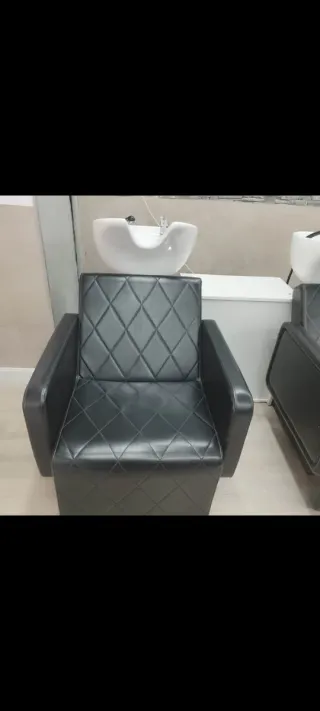 Conjunto lavacabezas peluquería