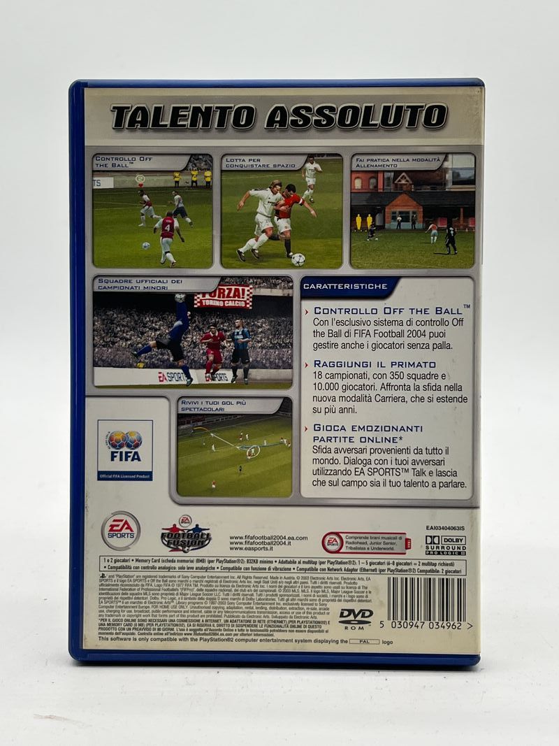 Videojuego Fifa Football 2004 Playstation 2 PS2 G3 afbeelding 2