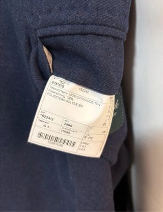 L.B.M.1911 Blazer doppiopetto blu Tg. L