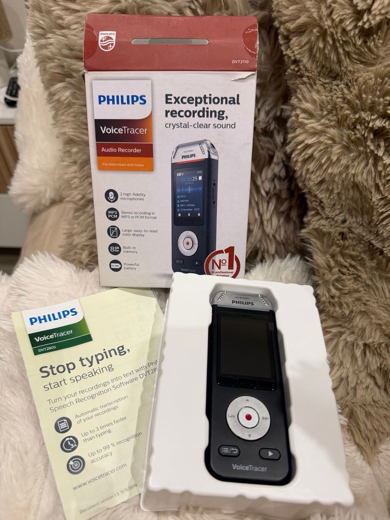 Grabadora Philips VoiceTracer DVT2110