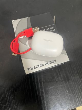 Cargador Hama y Auriculares TWS