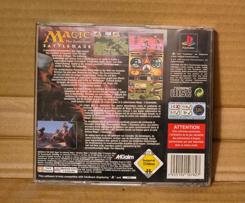 Magic The Gathering Battlemage PS1 PAL afbeelding 4