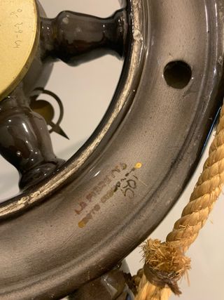 Orologio timone ceramica La Fioretta vintage