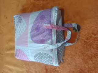 Colcha bouti 90cm (180x270) Corazones