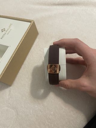 Patek Philippe Reloj Dorado y Marrón