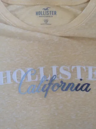 Conjunto Hollister Sudadera y Camiseta Marrón/Amar