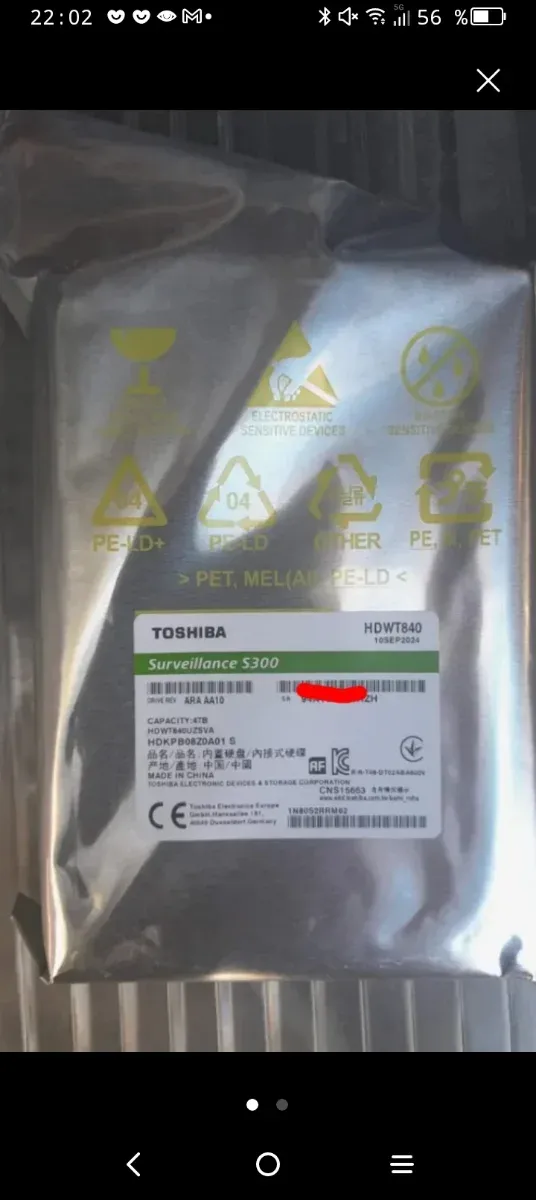 Disco Duro Toshiba 4TB Totalmente Nuevo precintado