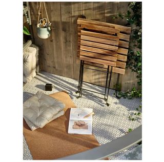 Mesa y 2 Sillas Exterior Ikea Tarno y cojines