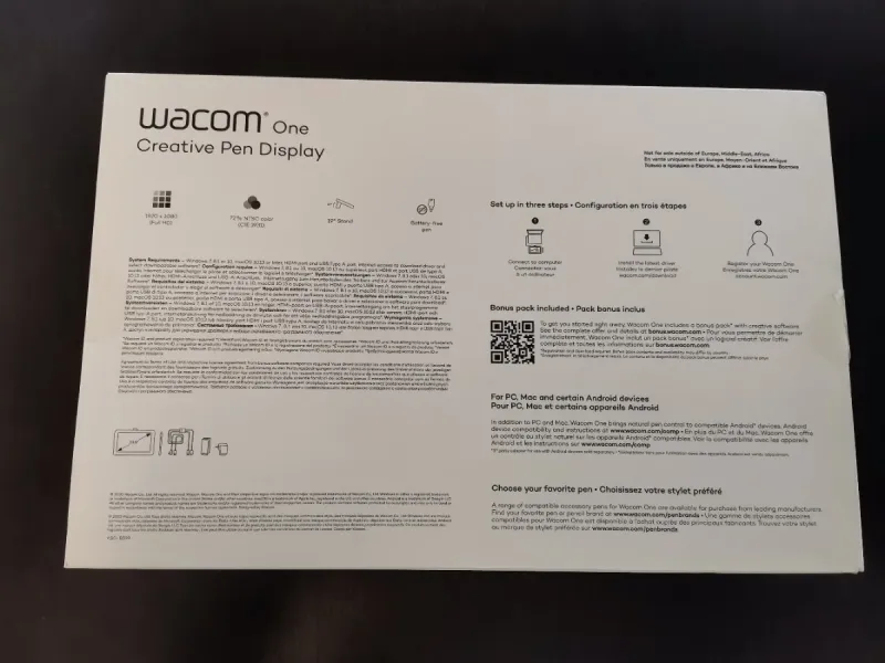 Pantalla Táctil Creativa Wacom One 13 afbeelding 9