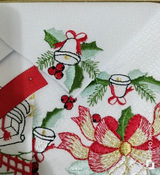 Mantel y servilletas Shima Navidad