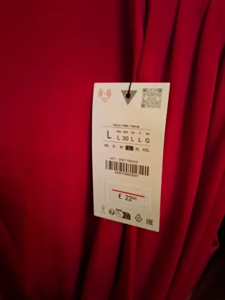 Maglietta Zara Rossa Taglia L