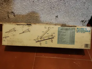 Portaesquís para baca rectangular o cuadrada