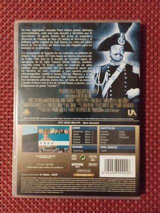 DVD Tras la pista del zorro Peter Sellers