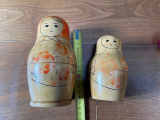 Antiche matrioske in legno