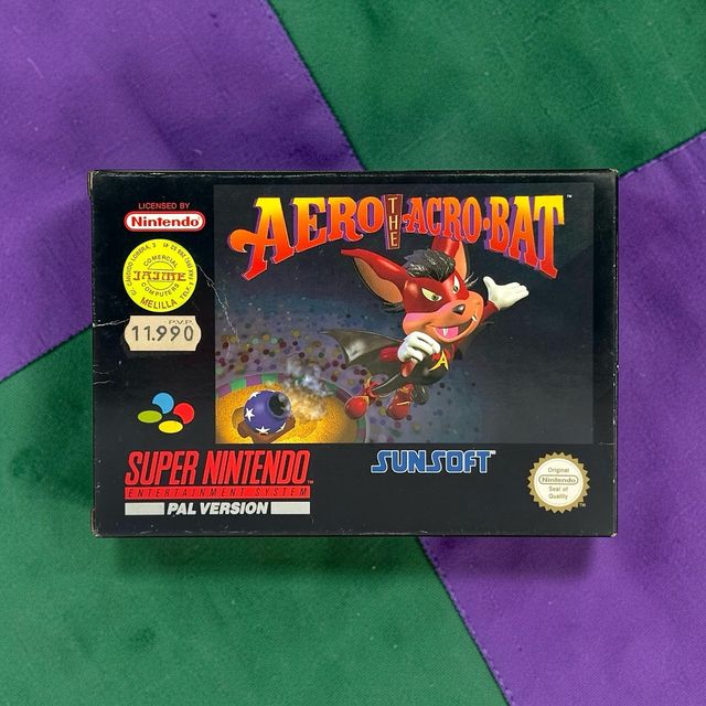 AERO THE ACRO BAT (SNES) [CIB] 🇬🇧/🇪🇸