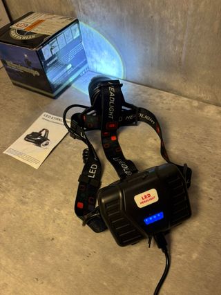 Linterna frontal LED alta potencia