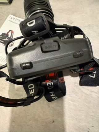 Linterna frontal LED alta potencia