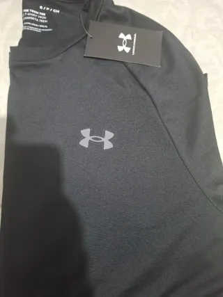 Camiseta Under Armour Tech S Negra Hombre
