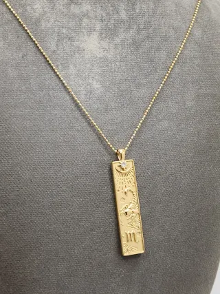 Colgante Escorpio Acero Quirúrgico Chapado Oro