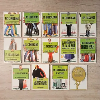 14 libros La Gaya Ciencia. Divulgación política.