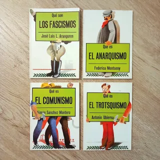 14 libros La Gaya Ciencia. Divulgación política.