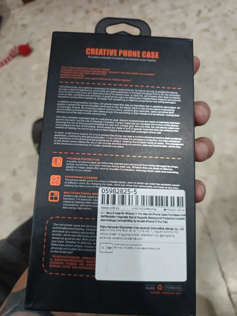 Funda OATSBASE iPhone 17 Pro Max Aluminio afbeelding 3