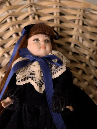 Bambola Rubina Porcellana da Collezione Made in It