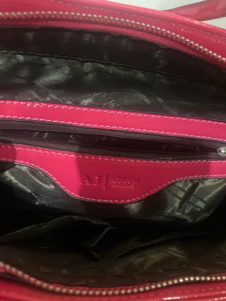Borsa Armani Jeans Rosa in Charol