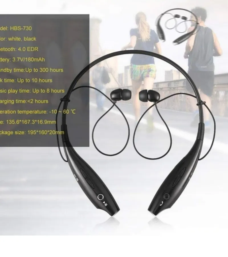 Auriculares Bluetooth LG HB-730 Negros afbeelding 5