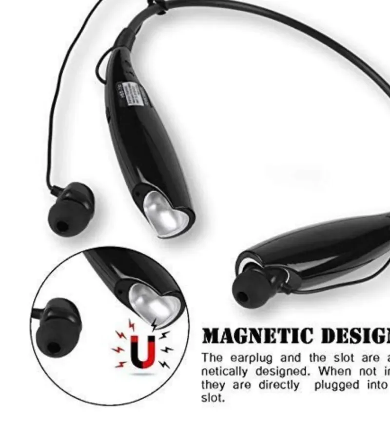Auriculares Bluetooth LG HB-730 Negros afbeelding 7