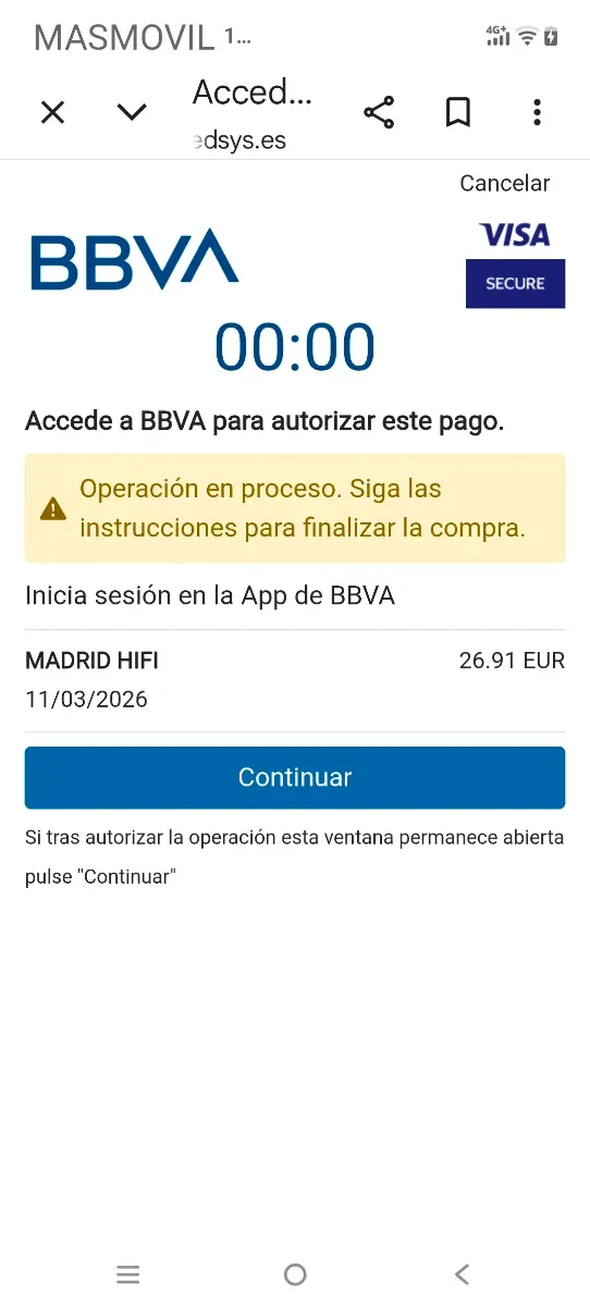 Altavoz BBVA