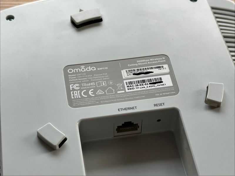 TP-Link EAP 110 v4 Wifi POE Access Point afbeelding 2