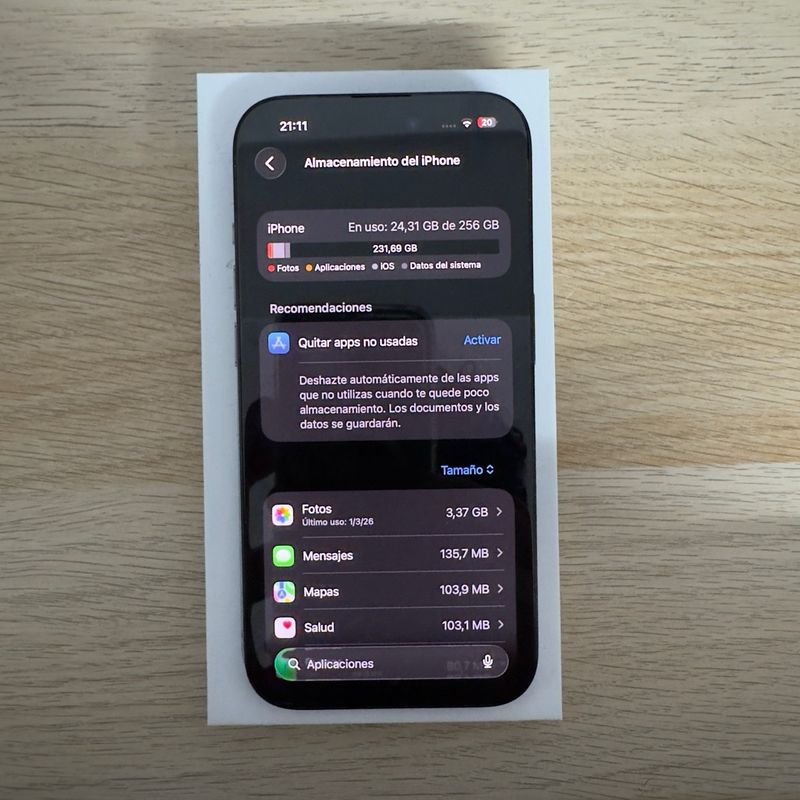 iPhone 15 Pro Negro 256gb afbeelding 2