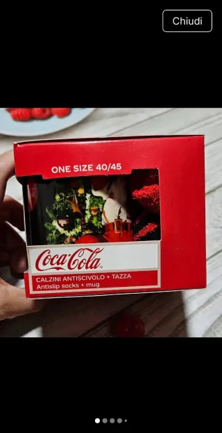 Coca-Cola Tazza e Calzini Antiscivolo