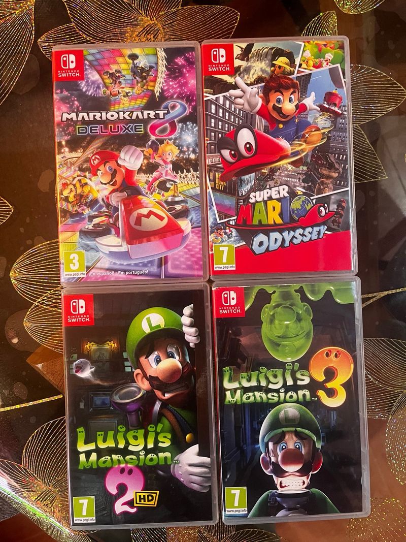 Pack 4 Juegos Nintendo Switch Mario y Luigi